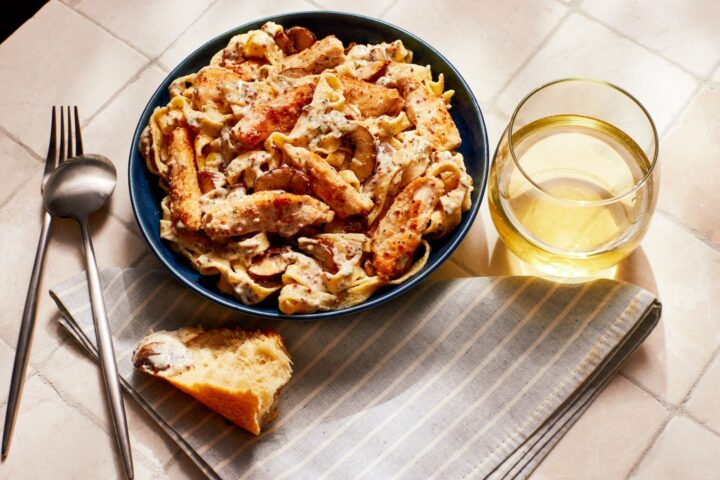 Chicken and Mushroom Stroganoff