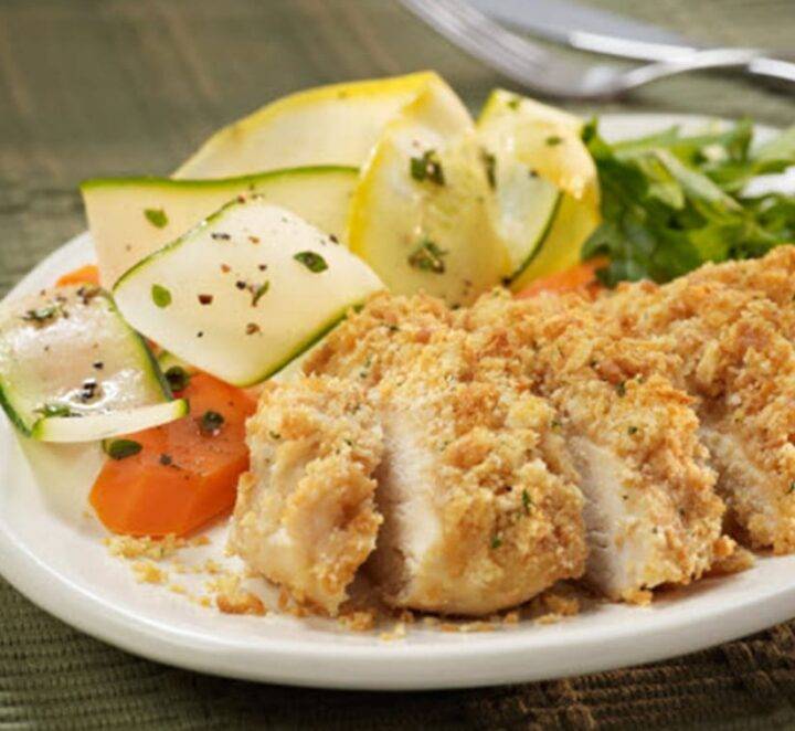 Baked Breaded Chicken Cutlets