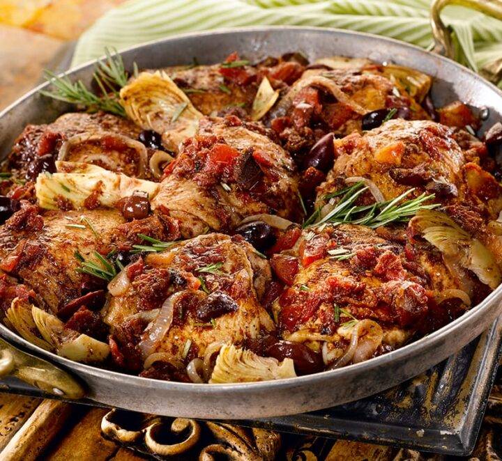Balsamic Braised Chicken Thighs