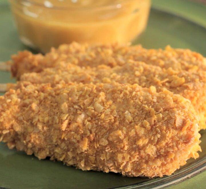 Dippers de Pollo con Corn Flakes