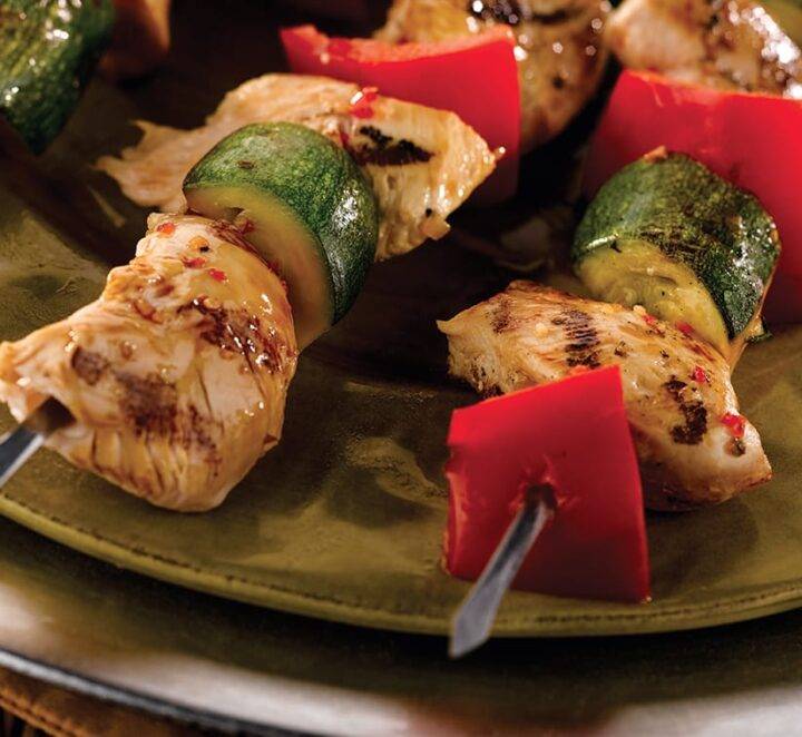 Grilled Chicken Kabobs