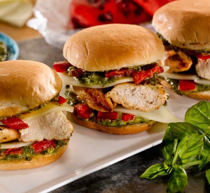 Grilled Chicken Sliders