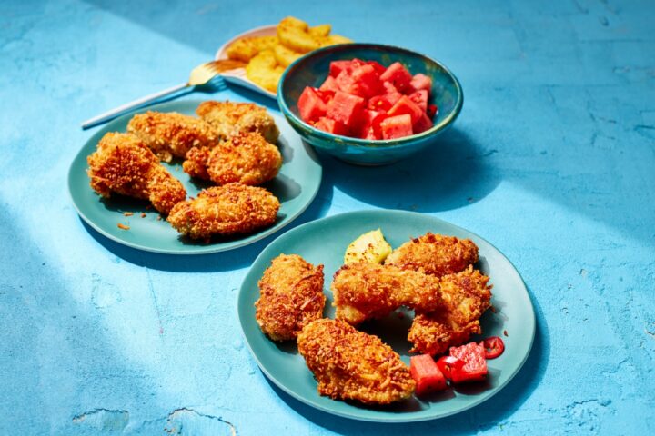 Coconut Crusted Chicken Wings