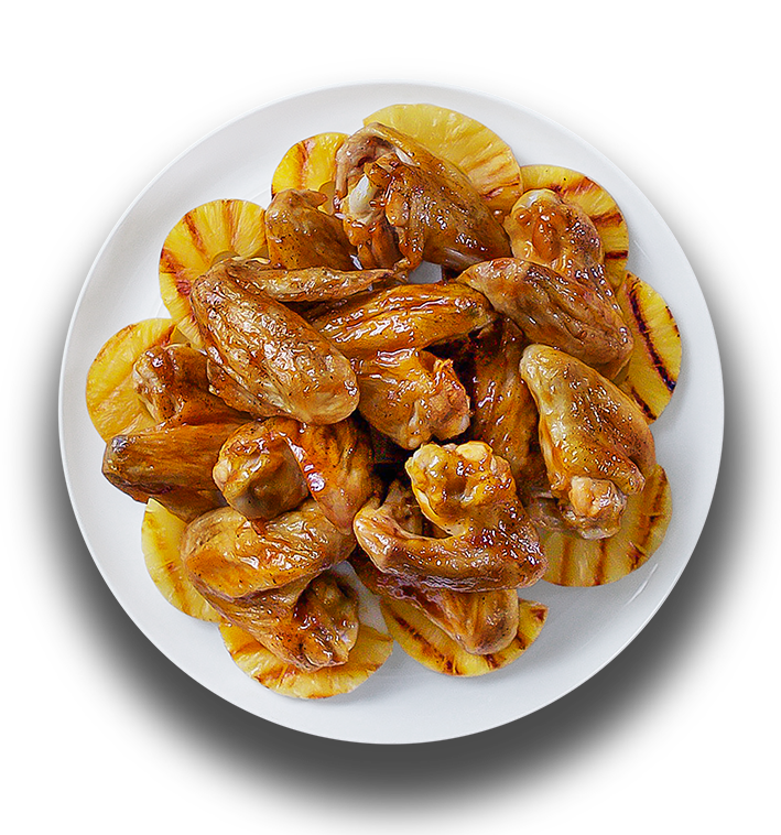 Alitas de Pollo Glaseadas con Teriyaki