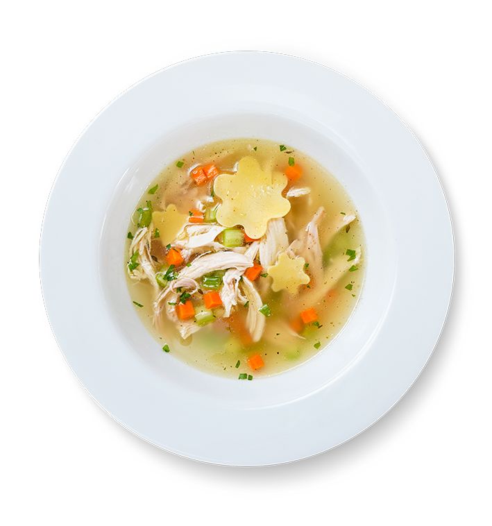 Fun Shaped Chicken Noodle Soup