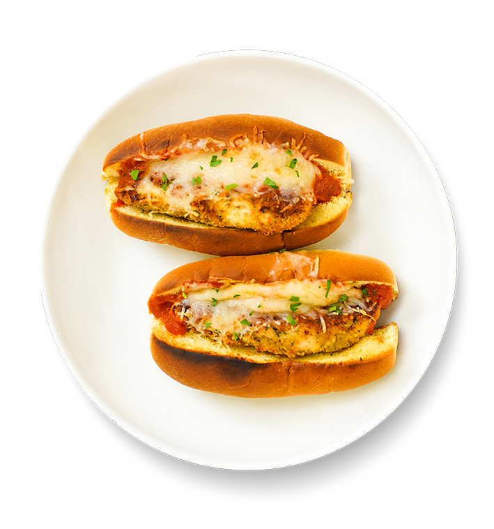 Mini Sliders de Pollo al Parmesano
