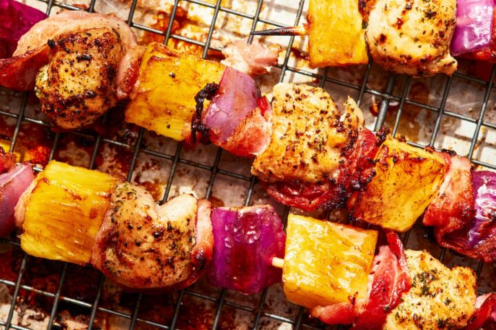 Chicken and Pineapple Kabobs