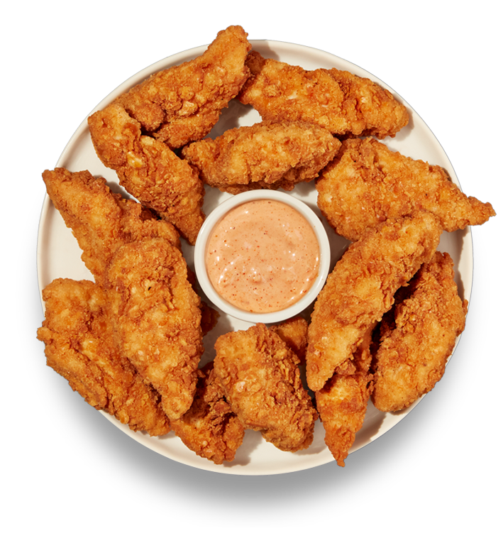 Crispy Breaded Chicken Tenders with Comeback Sauce