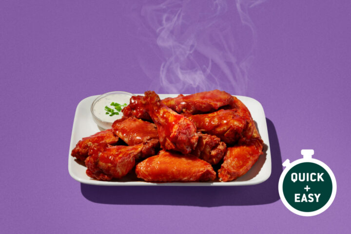 Pan Roasted Buffalo Wings