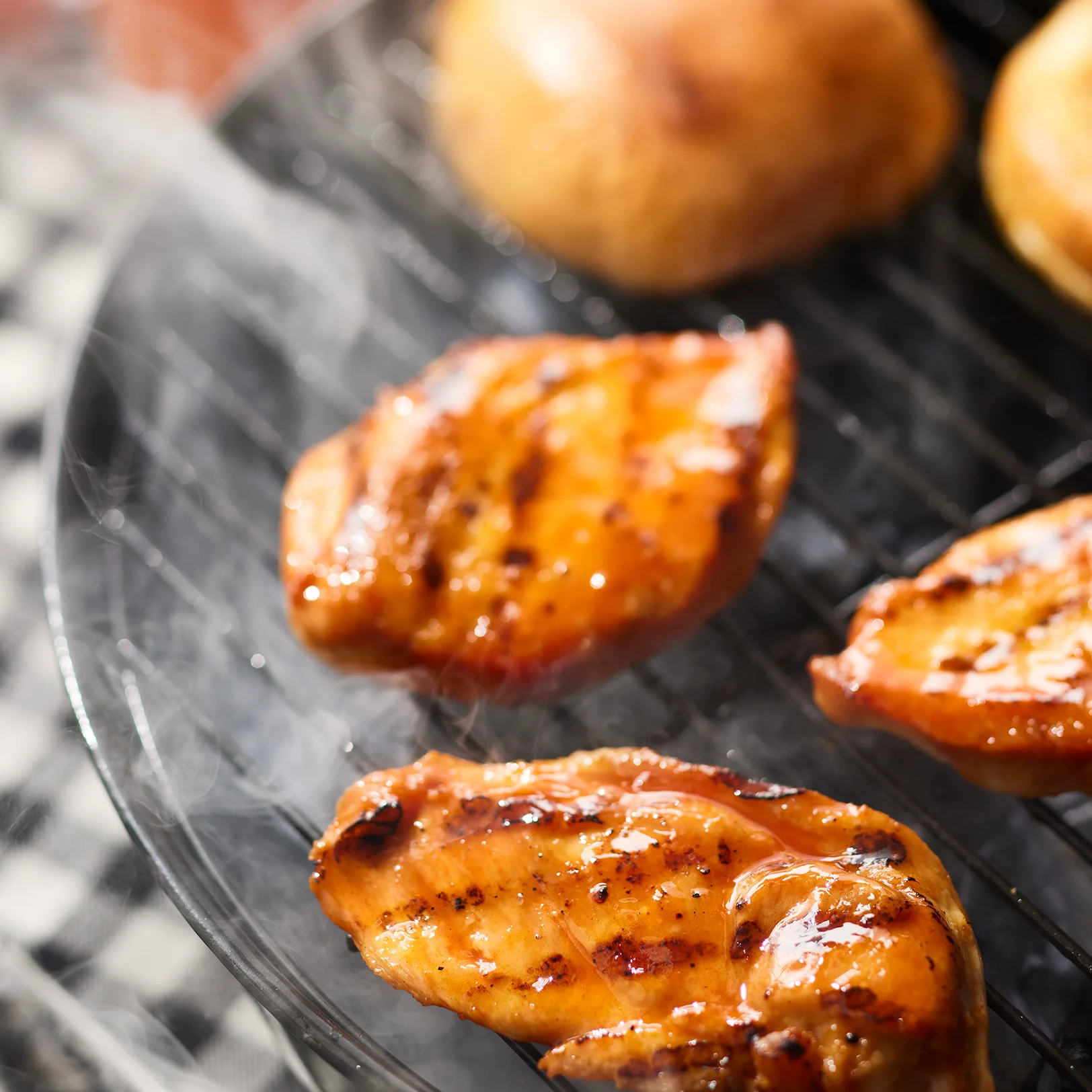 TAILGATE WITH TWO SEPARATE COOLERS—ONE FOR CHICKEN AND ONE FOR BEER
